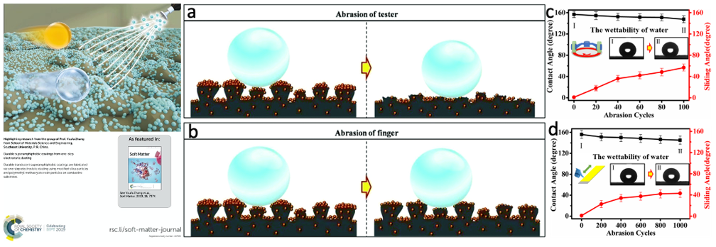 東南大學(xué)張友法團(tuán)隊(duì)在超疏水涂層領(lǐng)域取得系列進(jìn)展