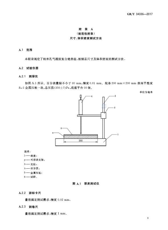 《納米孔氣凝膠復合絕熱制品》國家標準GB/T 34336-2017